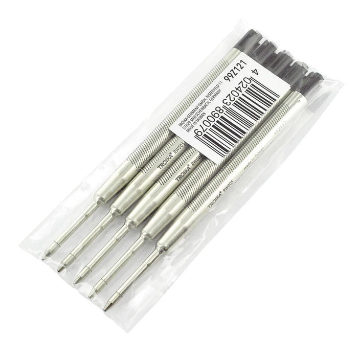 Refills for Troika Construction Slim Pens (5-pack) by Troika - The Pi Hut