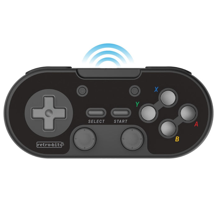 Retro-Bit Legacy16 2.4GHz Wireless Controller - Onyx [Discontinued] by Retro-Bit - The Pi Hut