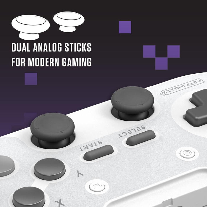 Retro-Bit Legacy16 2.4GHz Wireless Controller - Onyx [Discontinued] by Retro-Bit - The Pi Hut