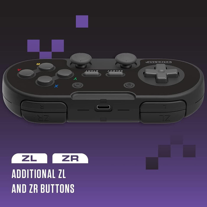 Retro-Bit Legacy16 2.4GHz Wireless Controller - Onyx [Discontinued] by Retro-Bit - The Pi Hut