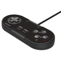 Retro-Bit Legacy16 Wired USB Controller - Onyx [Discontinued] by Retro-Bit - The Pi Hut