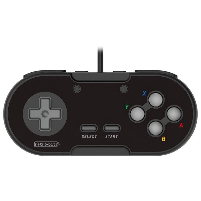 Retro-Bit Legacy16 Wired USB Controller - Onyx [Discontinued] by Retro-Bit - The Pi Hut