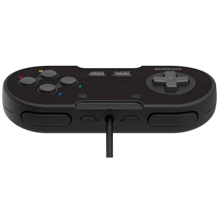Retro-Bit Legacy16 Wired USB Controller - Onyx [Discontinued] by Retro-Bit - The Pi Hut