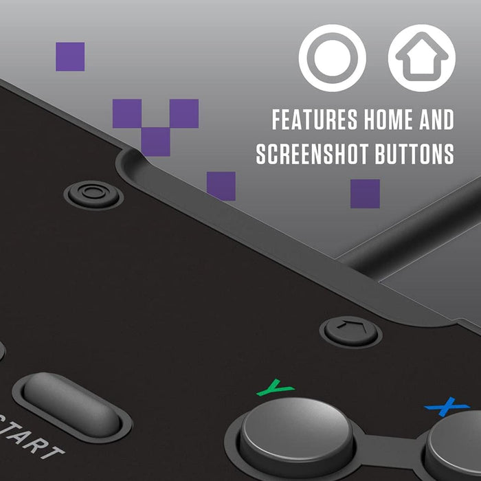 Retro-Bit Legacy16 Wired USB Controller - Onyx [Discontinued] by Retro-Bit - The Pi Hut