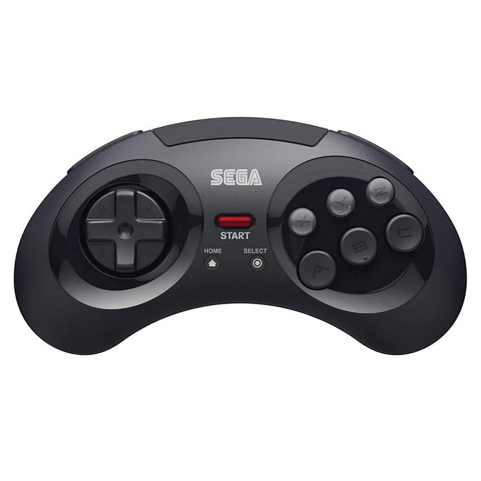 Retro-Bit Official SEGA Mega Drive 8-Button 2.4Ghz Wireless Arcade Pad - Black [Discontinued] by Retro-Bit - The Pi Hut