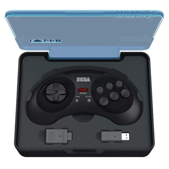 Retro-Bit Official SEGA Mega Drive 8-Button 2.4Ghz Wireless Arcade Pad - Black [Discontinued] by Retro-Bit - The Pi Hut