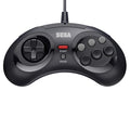 Retro-Bit Official SEGA Mega Drive 8-Button USB Arcade Pad - Black [Discontinued] by Retro-Bit - The Pi Hut