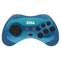Retro-Bit Official SEGA Saturn 8-Button 2.4Ghz Wireless Arcade Pad - Blue [Discontinued] by Retro-Bit - The Pi Hut