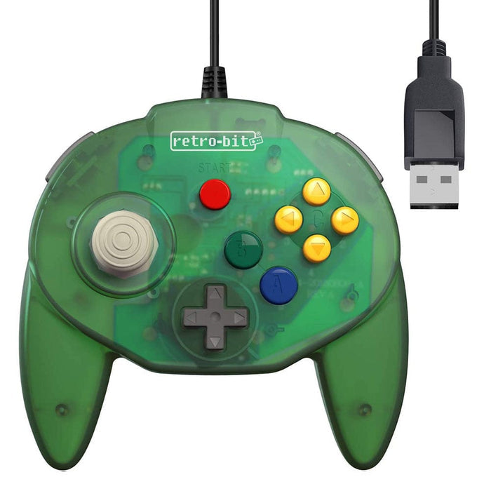 Retro-Bit Tribute 64 USB Control Pad [Discontinued] by Retro-Bit - The Pi Hut