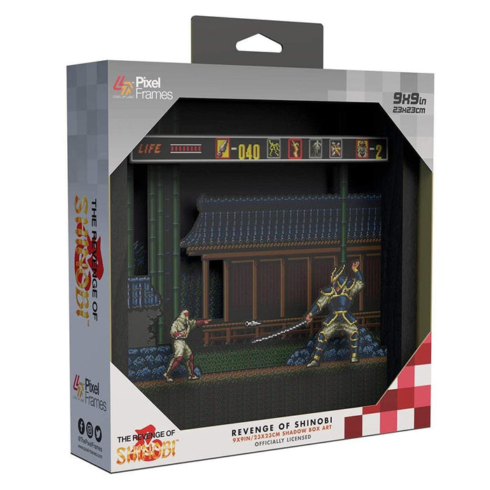 Revenge of Shinobi Pixel Frame (9x9") [Discontinued] by Pixel Frames - The Pi Hut