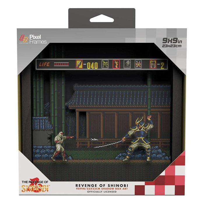 Revenge of Shinobi Pixel Frame (9x9") [Discontinued] by Pixel Frames - The Pi Hut