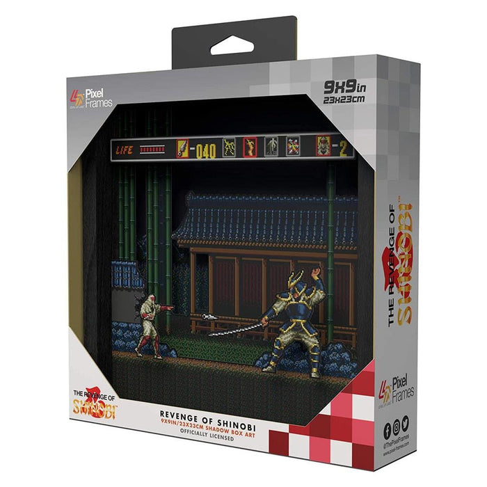 Revenge of Shinobi Pixel Frame (9x9") [Discontinued] by Pixel Frames - The Pi Hut