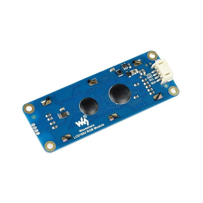 RGB 16x2 LCD Display (I2C, 3.3V/5V) by Waveshare - The Pi Hut