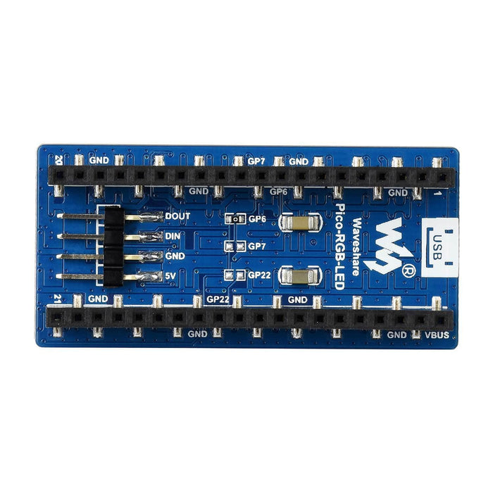 RGB Full-Colour LED Matrix Panel for Raspberry Pi Pico (16x10) by Waveshare - The Pi Hut