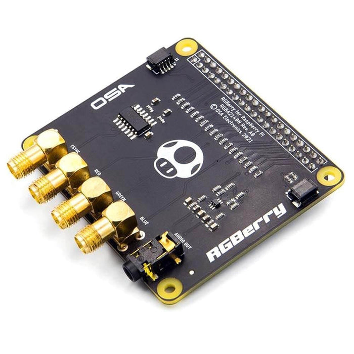 RGBerry SMA - RGB Arcade HAT for Raspberry Pi by OSA - The Pi Hut