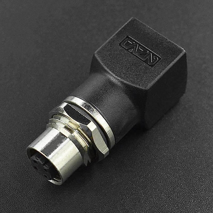 RJ45 Female to M12 4-Pin Female Adapter by DFRobot - The Pi Hut