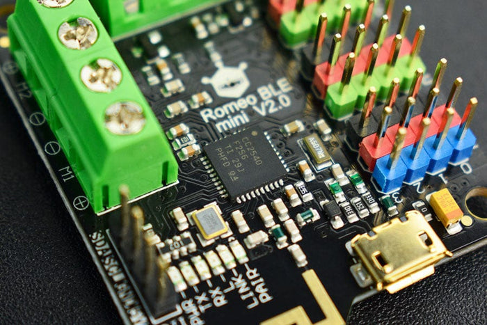 Romeo BLE mini - Small Control Board for Robot - Arduino Compatible - Bluetooth 4.0 by DFRobot - The Pi Hut