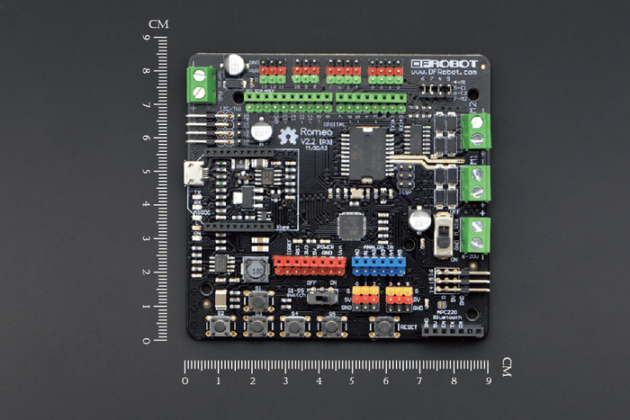 Romeo V2 - a Robot Control Board with Motor Driver (Arduino Compatible) by DFRobot - The Pi Hut