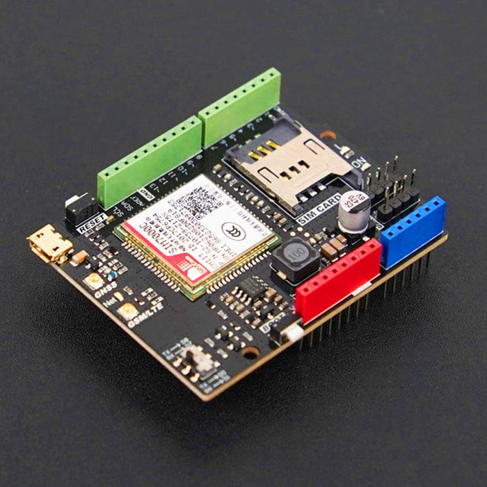 SIM7000C Arduino NB-IoT/LTE/GPRS/GPS Expansion Shield by DFRobot - The Pi Hut