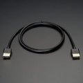 Slim HDMI Cable - 3 feet long by Adafruit - The Pi Hut