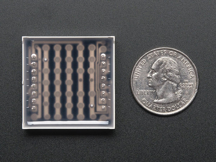 Small 1.2" 8x8 Ultra Bright Red LED Matrix (KWM-30881CVB) by The Pi Hut - The Pi Hut