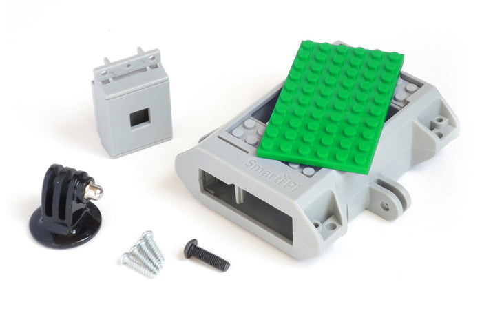 SmartiPi Case with GoPro Mount - Green [Discontinued] by SmartiPi - The Pi Hut