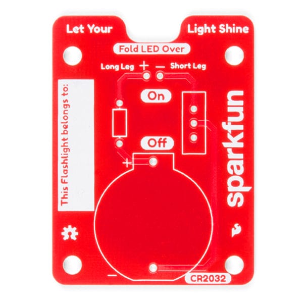 SparkFun Basic Flashlight Soldering Kit by Sparkfun - The Pi Hut