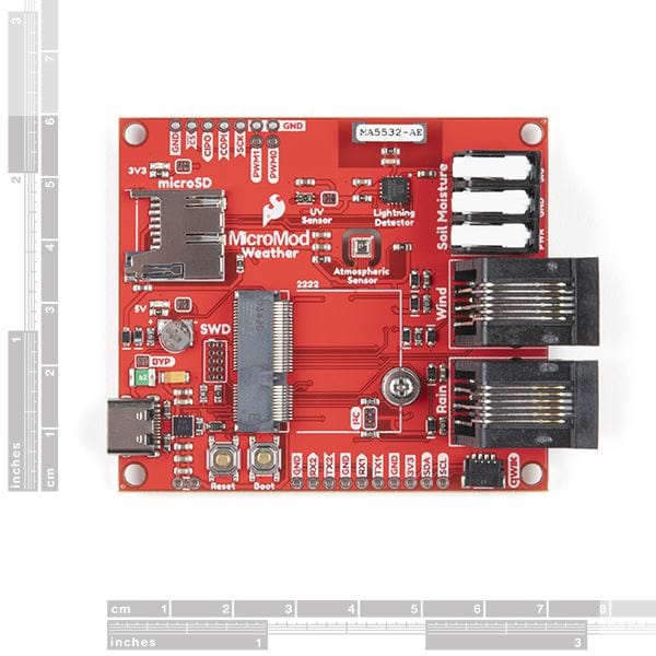 SparkFun MicroMod Weather Carrier Board [discontinued] by Sparkfun - The Pi Hut