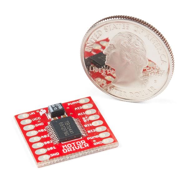 SparkFun Motor Driver - Dual TB6612FNG (with Headers) by Sparkfun - The Pi Hut