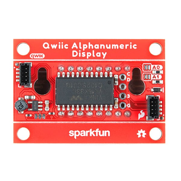 SparkFun Qwiic Alphanumeric Display - Pink by Sparkfun - The Pi Hut
