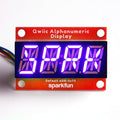SparkFun Qwiic Alphanumeric Display - Purple by Sparkfun - The Pi Hut