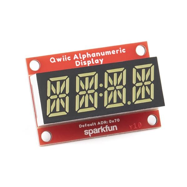 SparkFun Qwiic Alphanumeric Display - White by Sparkfun - The Pi Hut