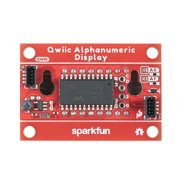 SparkFun Qwiic Alphanumeric Display - White by Sparkfun - The Pi Hut
