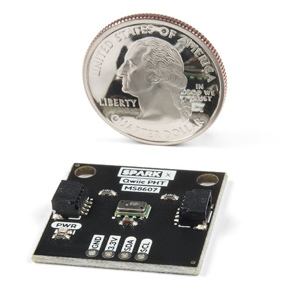 SparkFun Qwiic Pressure/Humidity/Temp (PHT) Sensor - MS8607 by Sparkfun - The Pi Hut