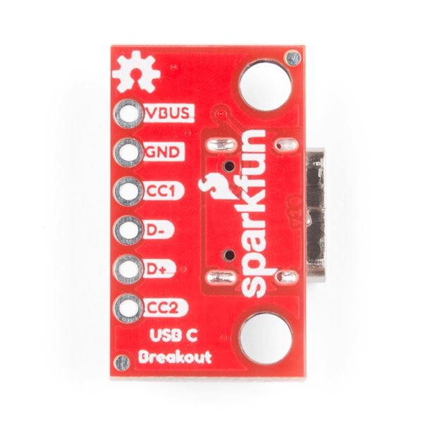 SparkFun USB-C Breakout - Horizontal by Sparkfun - The Pi Hut