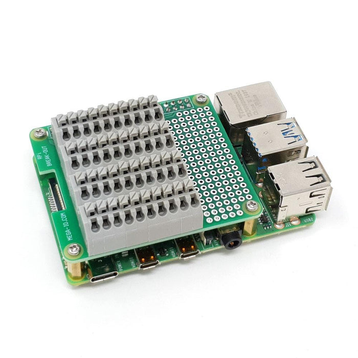 Spring-Loaded Terminal Breakout Board for Raspberry Pi by Sequent - The Pi Hut