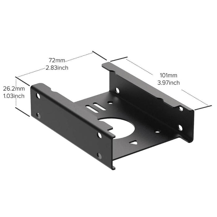 SSD Baseplate Add-on for Uctronics Cluster Cases by Uctronics - The Pi Hut