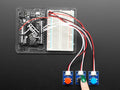 STEMMA Wired Tactile Push-Button Pack - 5 Color Pack by The Pi Hut - The Pi Hut