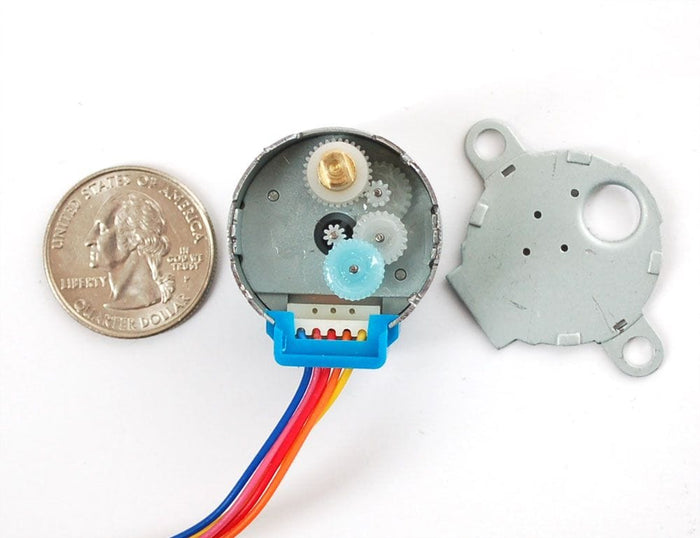 Stepper Motor - Small Reduction 5-Wire (512 Step) [discontinued] by ModMyPi - The Pi Hut