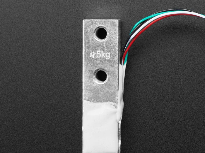 Strain Gauge Load Cell - 4 Wires - 5Kg by The Pi Hut - The Pi Hut