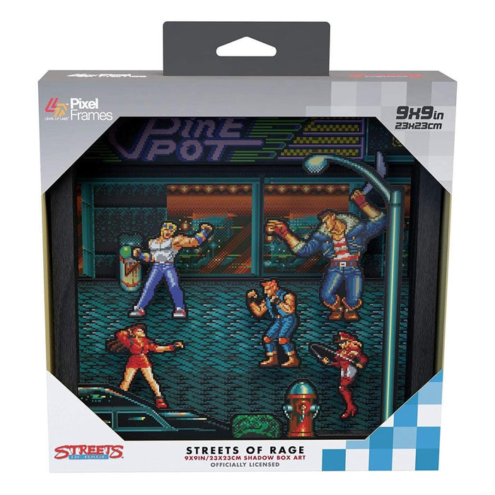 Streets of Rage Pixel Frame (9x9") [Discontinued] by Pixel Frames - The Pi Hut