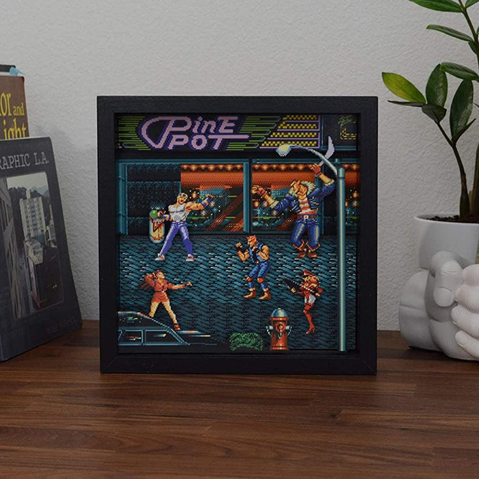 Streets of Rage Pixel Frame (9x9") [Discontinued] by Pixel Frames - The Pi Hut