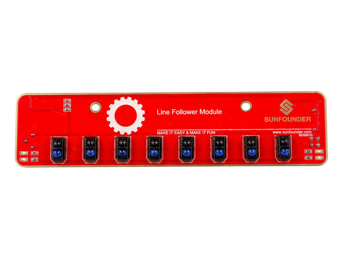 SunFounder i2c Line Follower - 8 Channel [Discontinued] by ModMyPi - The Pi Hut