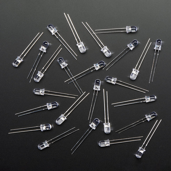 Super Bright Yellow 5mm LED (25 pack) by Adafruit - The Pi Hut