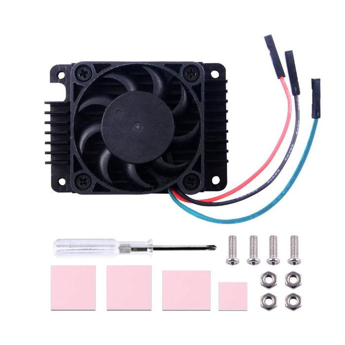 Tall Aluminium Heatsink & Fan for Raspberry Pi Compute Module 4 (CM4) by 52Pi - The Pi Hut