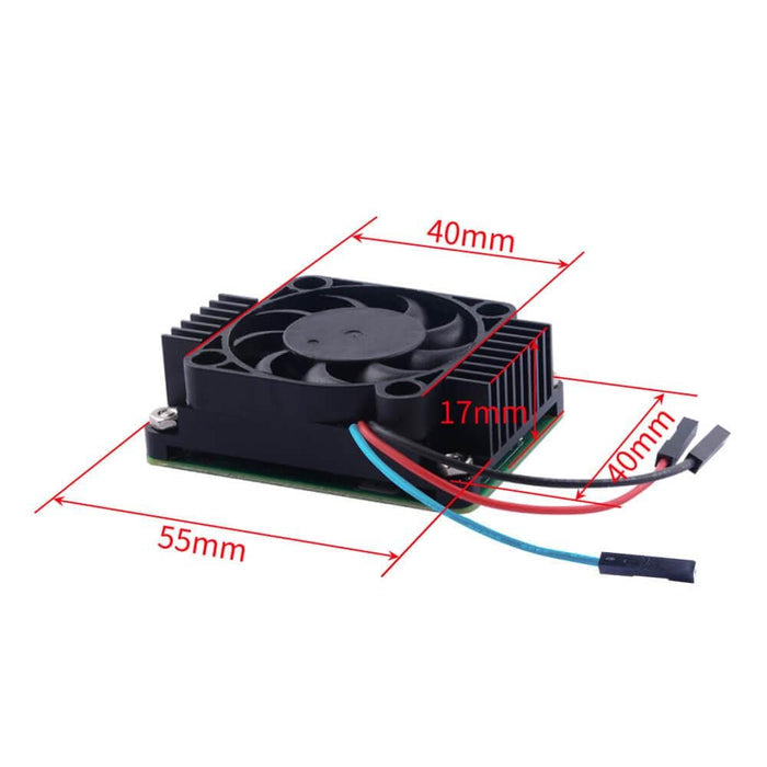 Tall Aluminium Heatsink & Fan for Raspberry Pi Compute Module 4 (CM4) by 52Pi - The Pi Hut