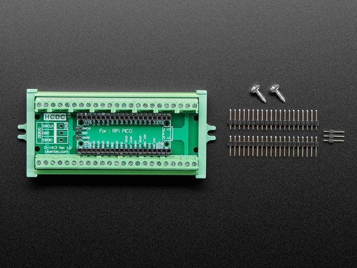 Terminal Block Breakout Module for Raspberry Pi Pico (Screw Mount Version) by The Pi Hut - The Pi Hut