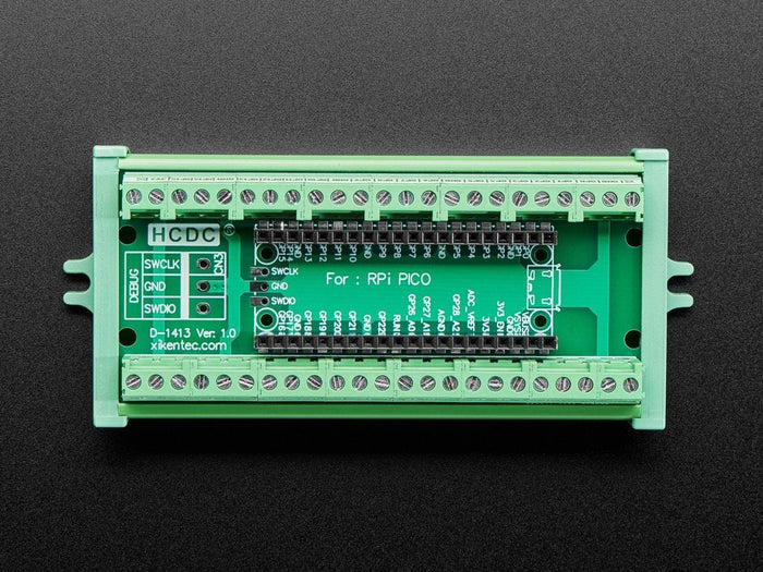 Terminal Block Breakout Module for Raspberry Pi Pico (Screw Mount Version) by The Pi Hut - The Pi Hut