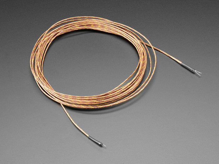 Thermocouple Type-K Glass Braid Insulated - 5m by The Pi Hut - The Pi Hut