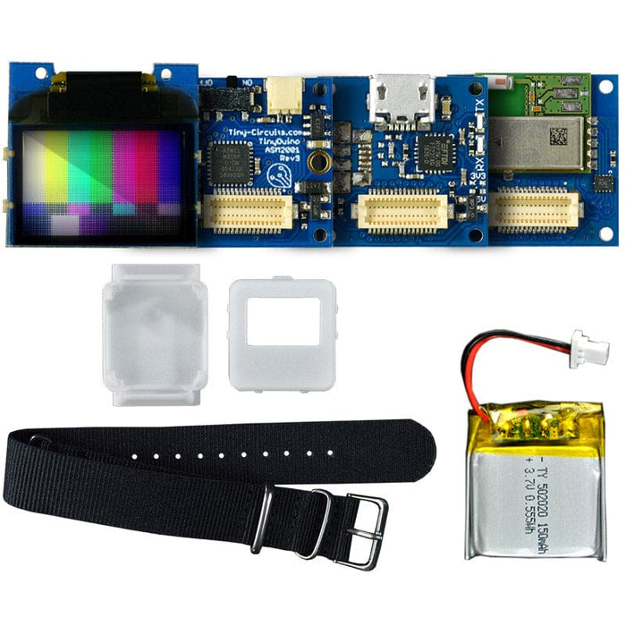 TinyScreen Smart Watch Kit [Discontinued] by Tiny Circuits - The Pi Hut